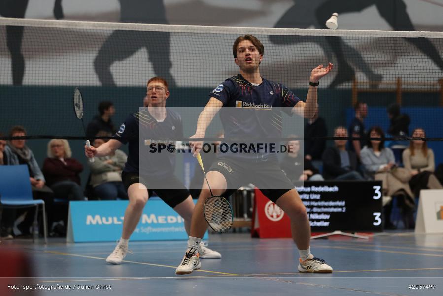 Hans-Wilhelm-Renkhoff-Halle, Marktheidenfeld, 21.02.2026, sport, Badminton, 2. Bundesliga Süd, BC Saarbrücken-Bischmisheim 2, TV 1884 Marktheidenfeld - Bild-ID: 2537497