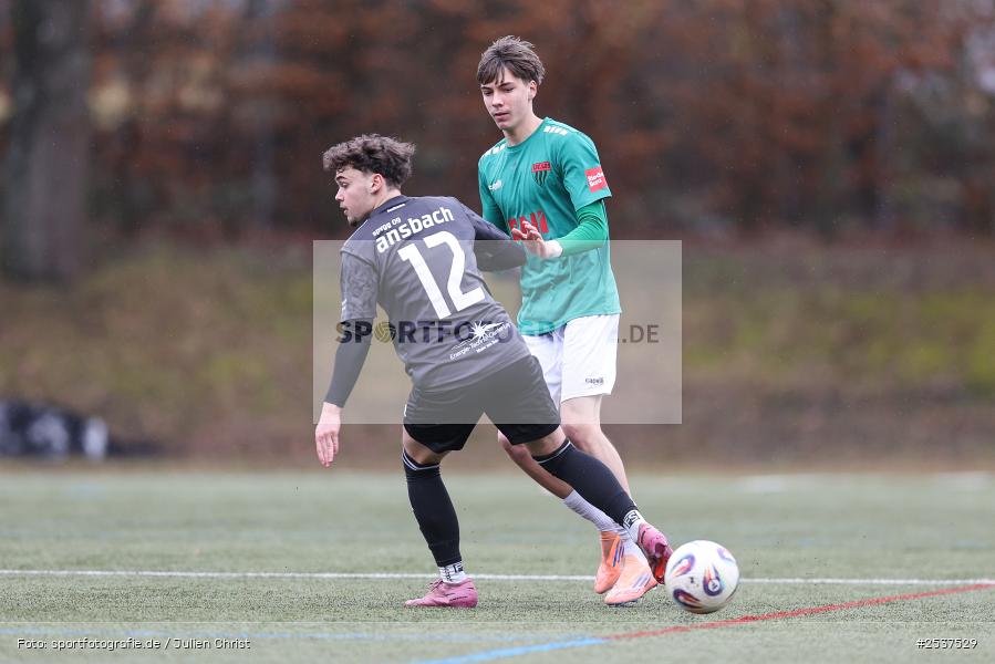 sport, U19 Bayernliga, SpVgg Ansbach, Schweinfurt, Sachs Stadion, Nebenplatz 7, Landesfreundschaftsspiele, Fussball, BFV, 22.02.2026, 1. FC Schweinfurt 1905 - Bild-ID: 2537529