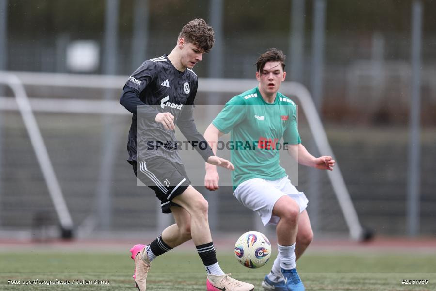 sport, U19 Bayernliga, SpVgg Ansbach, Schweinfurt, Sachs Stadion, Nebenplatz 7, Landesfreundschaftsspiele, Fussball, BFV, 22.02.2026, 1. FC Schweinfurt 1905 - Bild-ID: 2537535