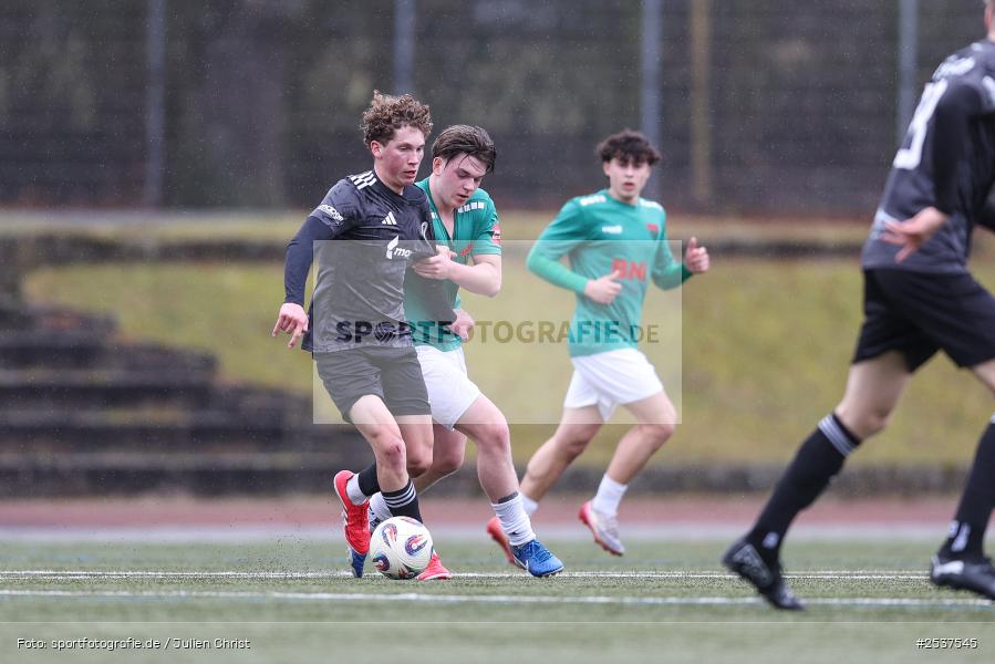 sport, U19 Bayernliga, SpVgg Ansbach, Schweinfurt, Sachs Stadion, Nebenplatz 7, Landesfreundschaftsspiele, Fussball, BFV, 22.02.2026, 1. FC Schweinfurt 1905 - Bild-ID: 2537545