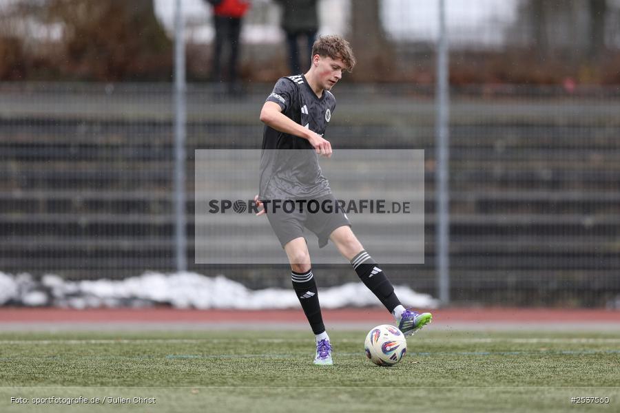 sport, U19 Bayernliga, SpVgg Ansbach, Schweinfurt, Sachs Stadion, Nebenplatz 7, Landesfreundschaftsspiele, Fussball, BFV, 22.02.2026, 1. FC Schweinfurt 1905 - Bild-ID: 2537560