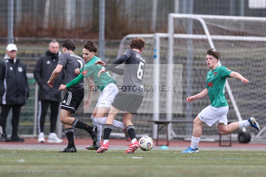 sport, U19 Bayernliga, SpVgg Ansbach, Schweinfurt, Sachs Stadion, Nebenplatz 7, Landesfreundschaftsspiele, Fussball, BFV, 22.02.2026, 1. FC Schweinfurt 1905 - Bild-ID: 2537561