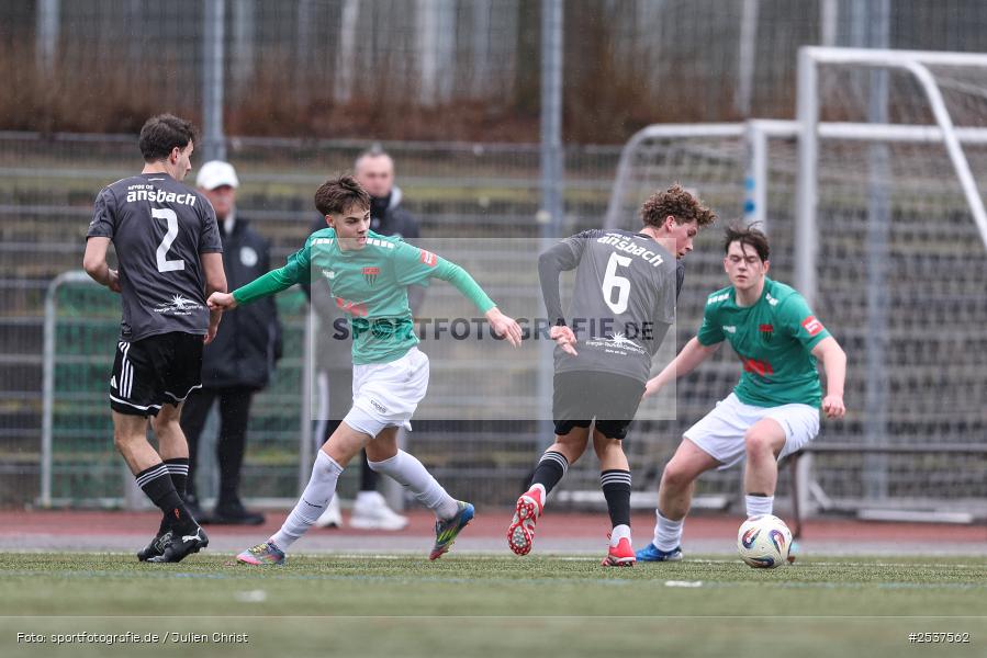 sport, U19 Bayernliga, SpVgg Ansbach, Schweinfurt, Sachs Stadion, Nebenplatz 7, Landesfreundschaftsspiele, Fussball, BFV, 22.02.2026, 1. FC Schweinfurt 1905 - Bild-ID: 2537562