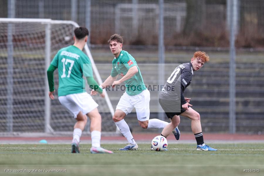 sport, U19 Bayernliga, SpVgg Ansbach, Schweinfurt, Sachs Stadion, Nebenplatz 7, Landesfreundschaftsspiele, Fussball, BFV, 22.02.2026, 1. FC Schweinfurt 1905 - Bild-ID: 2537575