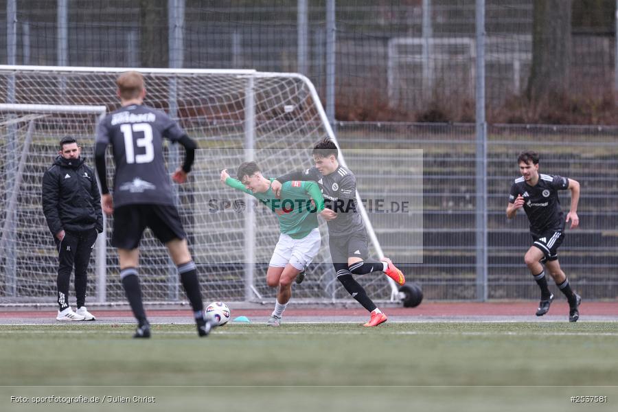 sport, U19 Bayernliga, SpVgg Ansbach, Schweinfurt, Sachs Stadion, Nebenplatz 7, Landesfreundschaftsspiele, Fussball, BFV, 22.02.2026, 1. FC Schweinfurt 1905 - Bild-ID: 2537581