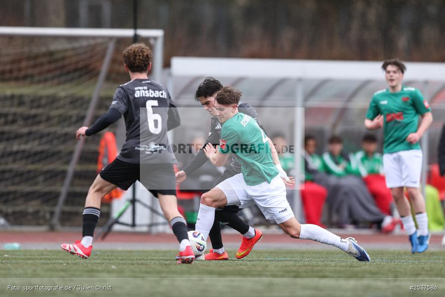 sport, U19 Bayernliga, SpVgg Ansbach, Schweinfurt, Sachs Stadion, Nebenplatz 7, Landesfreundschaftsspiele, Fussball, BFV, 22.02.2026, 1. FC Schweinfurt 1905 - Bild-ID: 2537586