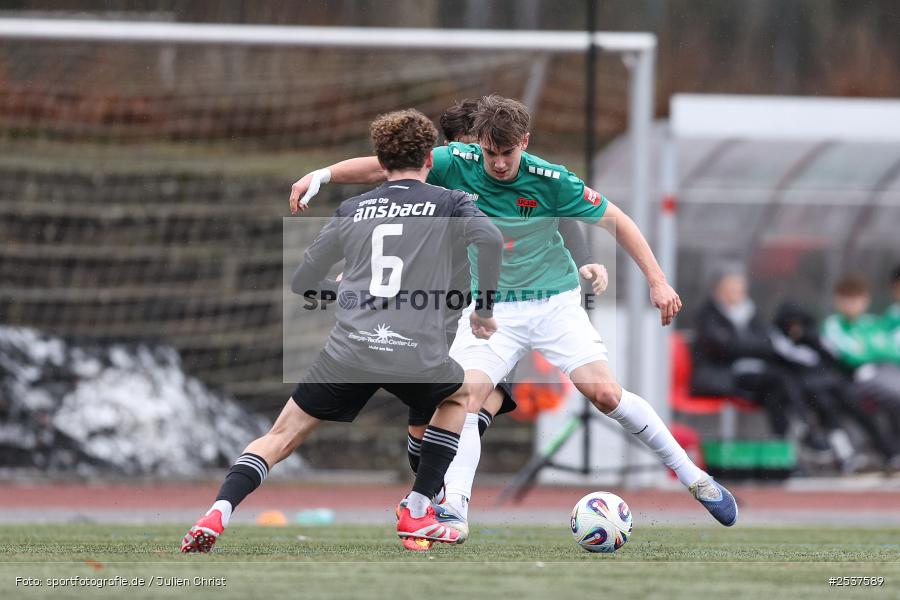 sport, U19 Bayernliga, SpVgg Ansbach, Schweinfurt, Sachs Stadion, Nebenplatz 7, Landesfreundschaftsspiele, Fussball, BFV, 22.02.2026, 1. FC Schweinfurt 1905 - Bild-ID: 2537589