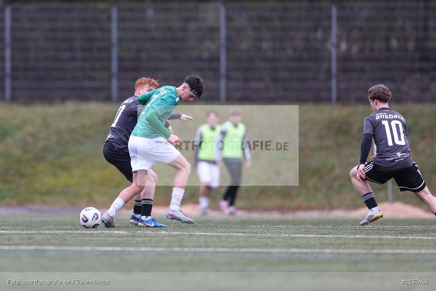 sport, U19 Bayernliga, SpVgg Ansbach, Schweinfurt, Sachs Stadion, Nebenplatz 7, Landesfreundschaftsspiele, Fussball, BFV, 22.02.2026, 1. FC Schweinfurt 1905 - Bild-ID: 2537603