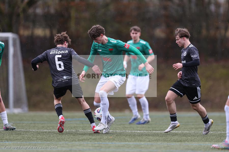 sport, U19 Bayernliga, SpVgg Ansbach, Schweinfurt, Sachs Stadion, Nebenplatz 7, Landesfreundschaftsspiele, Fussball, BFV, 22.02.2026, 1. FC Schweinfurt 1905 - Bild-ID: 2537629