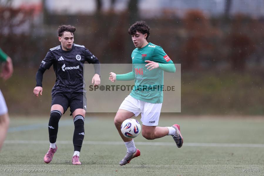 sport, U19 Bayernliga, SpVgg Ansbach, Schweinfurt, Sachs Stadion, Nebenplatz 7, Landesfreundschaftsspiele, Fussball, BFV, 22.02.2026, 1. FC Schweinfurt 1905 - Bild-ID: 2537635