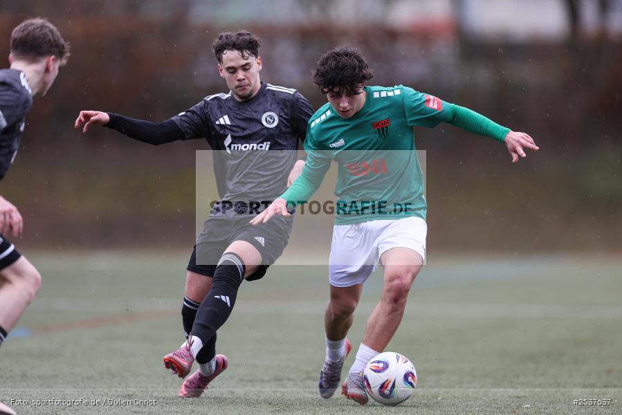 sport, U19 Bayernliga, SpVgg Ansbach, Schweinfurt, Sachs Stadion, Nebenplatz 7, Landesfreundschaftsspiele, Fussball, BFV, 22.02.2026, 1. FC Schweinfurt 1905 - Bild-ID: 2537637