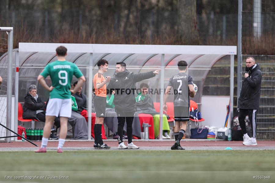 sport, U19 Bayernliga, SpVgg Ansbach, Schweinfurt, Sachs Stadion, Nebenplatz 7, Landesfreundschaftsspiele, Fussball, BFV, 22.02.2026, 1. FC Schweinfurt 1905 - Bild-ID: 2537648