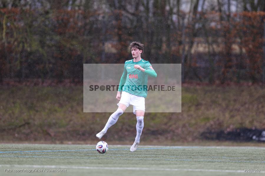 sport, U19 Bayernliga, SpVgg Ansbach, Schweinfurt, Sachs Stadion, Nebenplatz 7, Landesfreundschaftsspiele, Fussball, BFV, 22.02.2026, 1. FC Schweinfurt 1905 - Bild-ID: 2537652