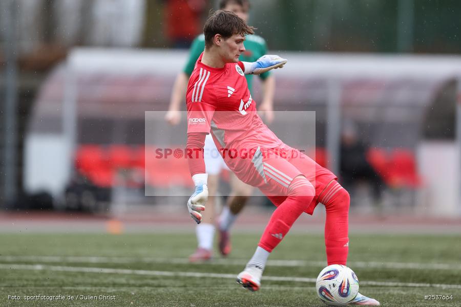 sport, U19 Bayernliga, SpVgg Ansbach, Schweinfurt, Sachs Stadion, Nebenplatz 7, Landesfreundschaftsspiele, Fussball, BFV, 22.02.2026, 1. FC Schweinfurt 1905 - Bild-ID: 2537664