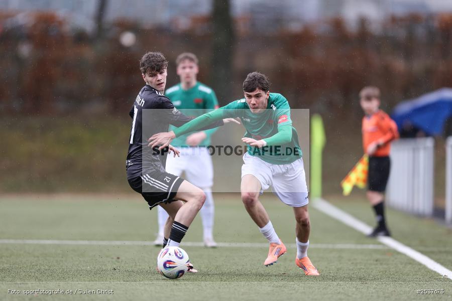 sport, U19 Bayernliga, SpVgg Ansbach, Schweinfurt, Sachs Stadion, Nebenplatz 7, Landesfreundschaftsspiele, Fussball, BFV, 22.02.2026, 1. FC Schweinfurt 1905 - Bild-ID: 2537673
