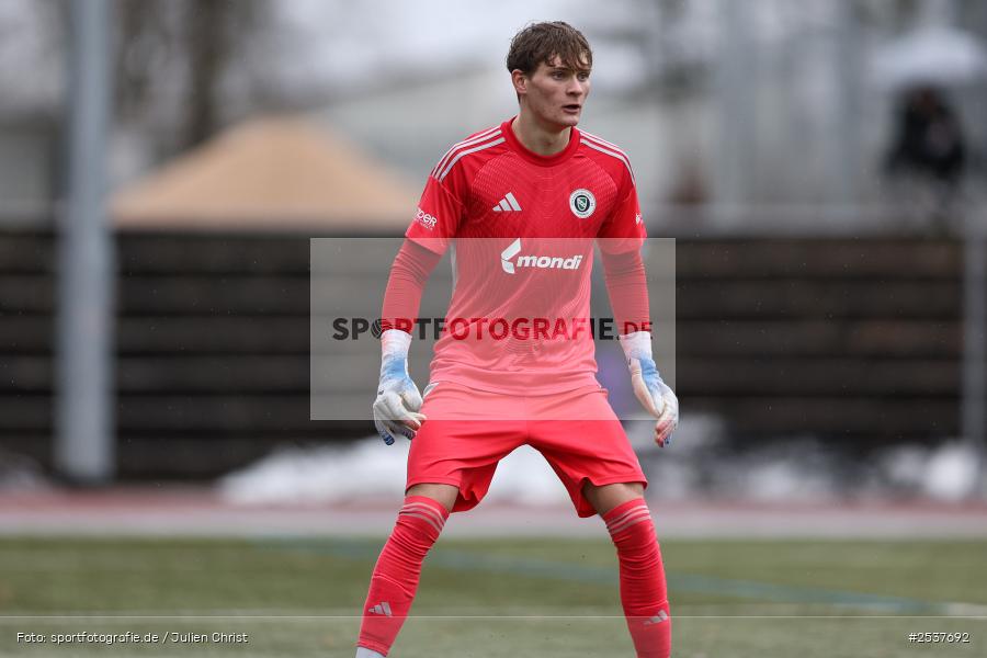 sport, U19 Bayernliga, SpVgg Ansbach, Schweinfurt, Sachs Stadion, Nebenplatz 7, Landesfreundschaftsspiele, Fussball, BFV, 22.02.2026, 1. FC Schweinfurt 1905 - Bild-ID: 2537692