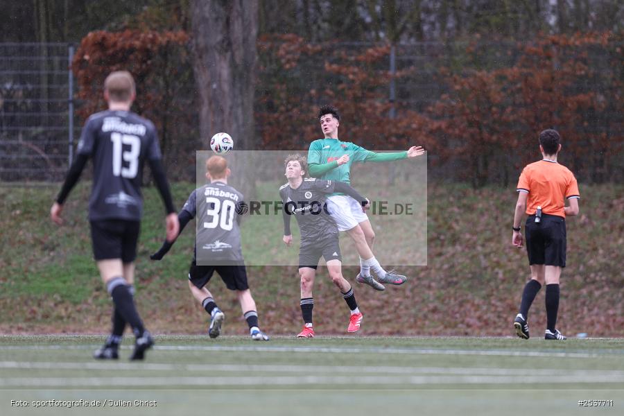 sport, U19 Bayernliga, SpVgg Ansbach, Schweinfurt, Sachs Stadion, Nebenplatz 7, Landesfreundschaftsspiele, Fussball, BFV, 22.02.2026, 1. FC Schweinfurt 1905 - Bild-ID: 2537711