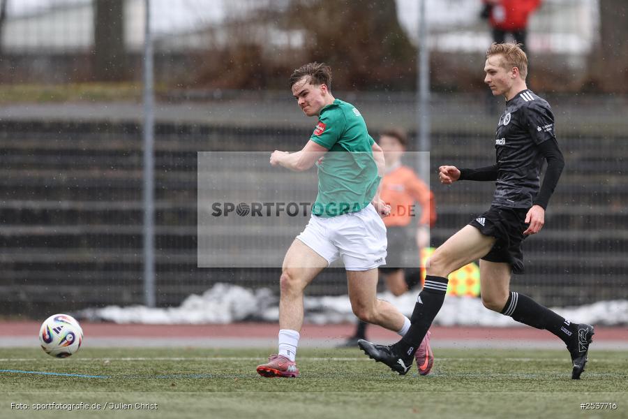 sport, U19 Bayernliga, SpVgg Ansbach, Schweinfurt, Sachs Stadion, Nebenplatz 7, Landesfreundschaftsspiele, Fussball, BFV, 22.02.2026, 1. FC Schweinfurt 1905 - Bild-ID: 2537716