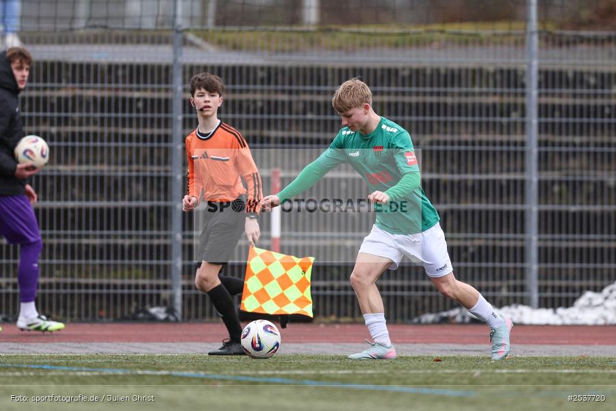 sport, U19 Bayernliga, SpVgg Ansbach, Schweinfurt, Sachs Stadion, Nebenplatz 7, Landesfreundschaftsspiele, Fussball, BFV, 22.02.2026, 1. FC Schweinfurt 1905 - Bild-ID: 2537720