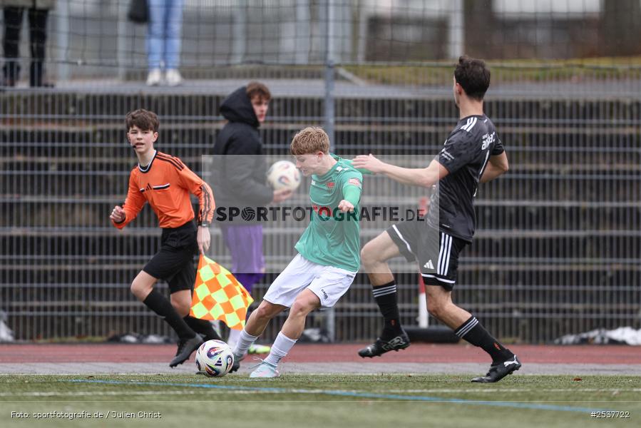sport, U19 Bayernliga, SpVgg Ansbach, Schweinfurt, Sachs Stadion, Nebenplatz 7, Landesfreundschaftsspiele, Fussball, BFV, 22.02.2026, 1. FC Schweinfurt 1905 - Bild-ID: 2537722