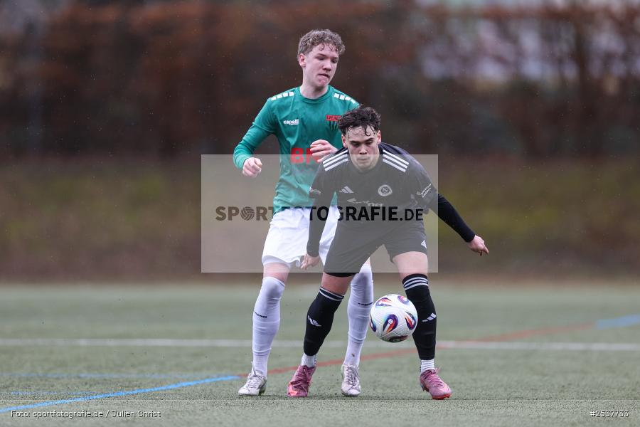 sport, U19 Bayernliga, SpVgg Ansbach, Schweinfurt, Sachs Stadion, Nebenplatz 7, Landesfreundschaftsspiele, Fussball, BFV, 22.02.2026, 1. FC Schweinfurt 1905 - Bild-ID: 2537733