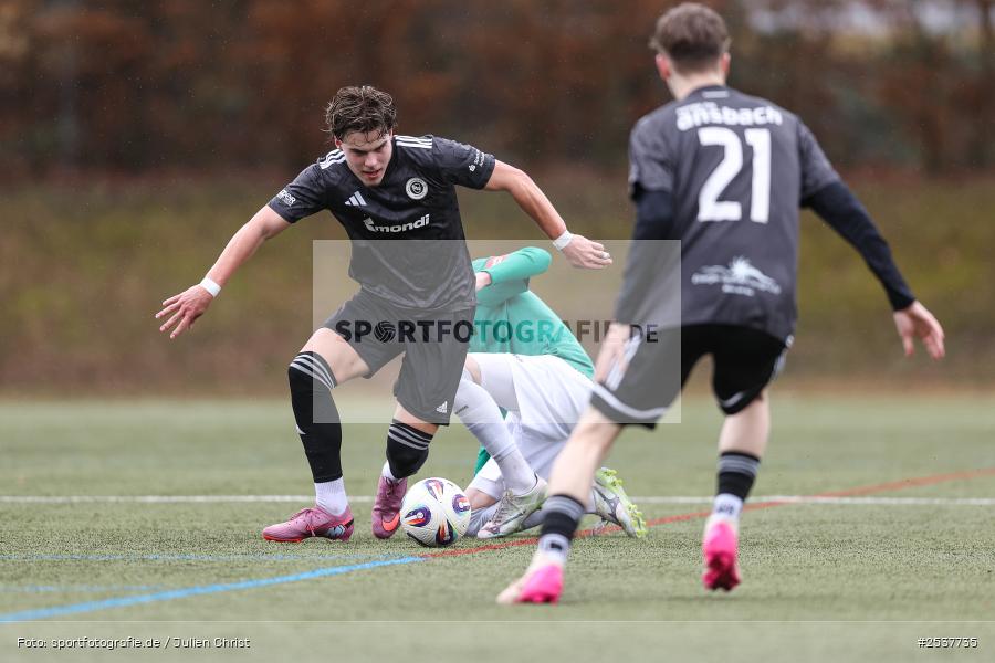 sport, U19 Bayernliga, SpVgg Ansbach, Schweinfurt, Sachs Stadion, Nebenplatz 7, Landesfreundschaftsspiele, Fussball, BFV, 22.02.2026, 1. FC Schweinfurt 1905 - Bild-ID: 2537735