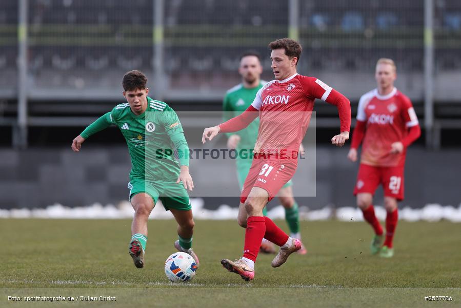 AKON Arena, Würzburg, 21.02.2026, sport, Fussball, BFV, Landesfreundschaftsspiele, Regionallia Bayern, SpVgg Ansbach, FC Würzburger Kickers - Bild-ID: 2537786
