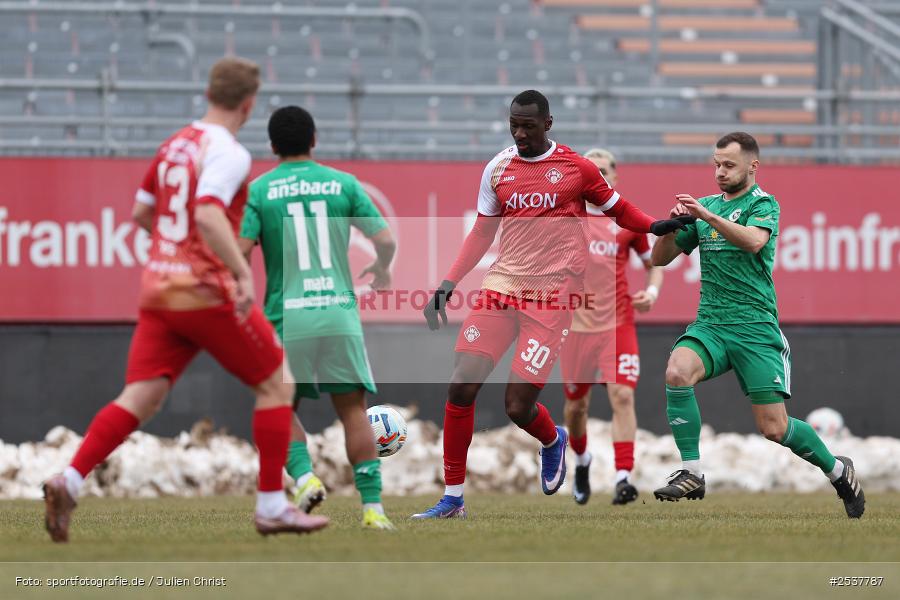 AKON Arena, Würzburg, 21.02.2026, sport, Fussball, BFV, Landesfreundschaftsspiele, Regionallia Bayern, SpVgg Ansbach, FC Würzburger Kickers - Bild-ID: 2537787