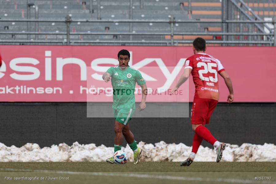 sport, Würzburg, SpVgg Ansbach, Regionallia Bayern, Landesfreundschaftsspiele, Fussball, FC Würzburger Kickers, BFV, AKON Arena, 21.02.2026 - Bild-ID: 2537797