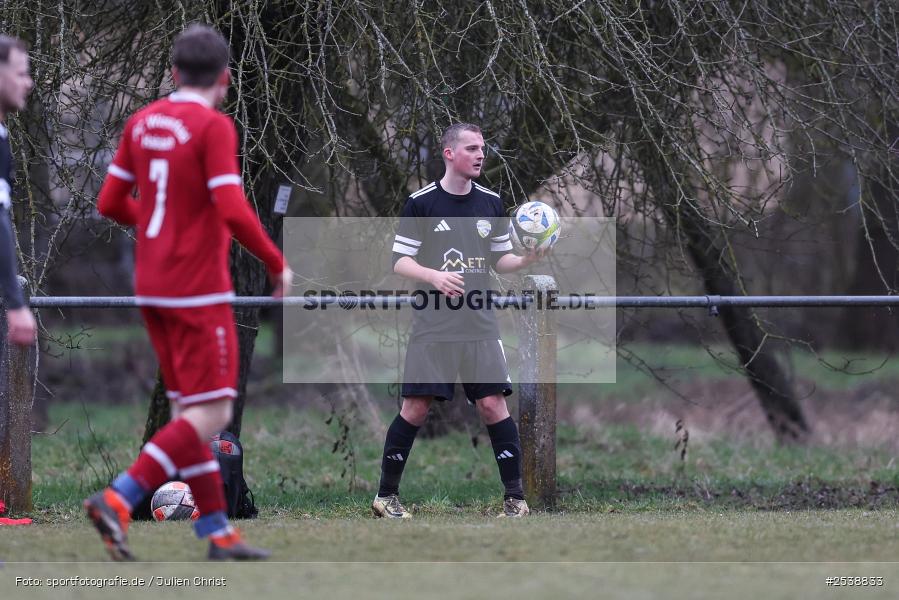 sport, Sportgelände, Kreisklasse Würzburg Gr. 3, Fussball, FC Wiesenfeld-Halsbach, Eussenheim, BFV, A-Klasse Würzburg Gr. 4, 22.02.2026, (SG 1) Eussenheim-Gambach - Bild-ID: 2538833