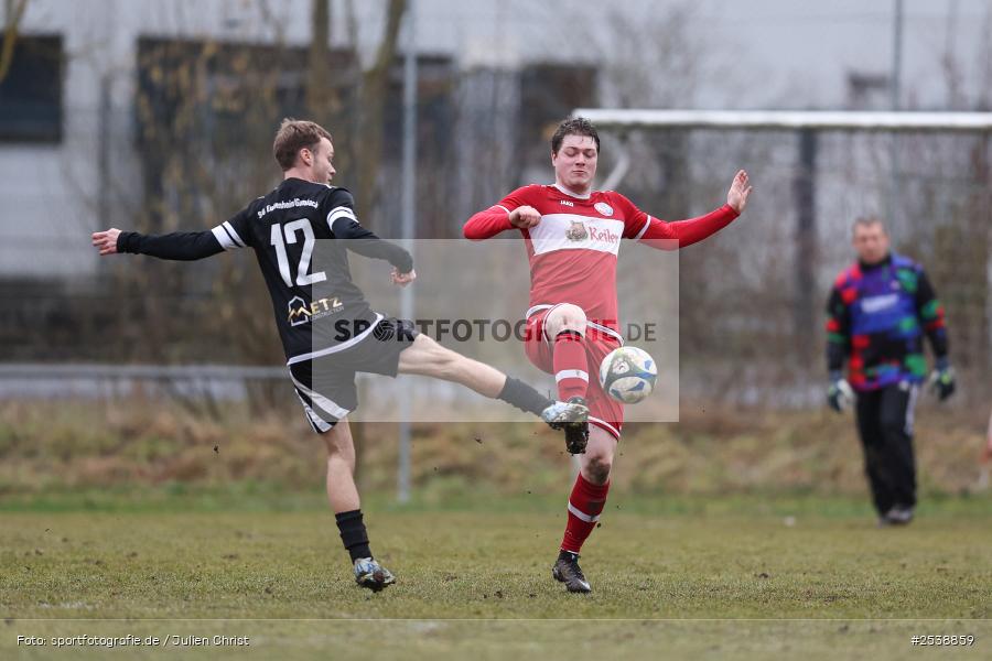 sport, Sportgelände, Kreisklasse Würzburg Gr. 3, Fussball, FC Wiesenfeld-Halsbach, Eussenheim, BFV, A-Klasse Würzburg Gr. 4, 22.02.2026, (SG 1) Eussenheim-Gambach - Bild-ID: 2538859