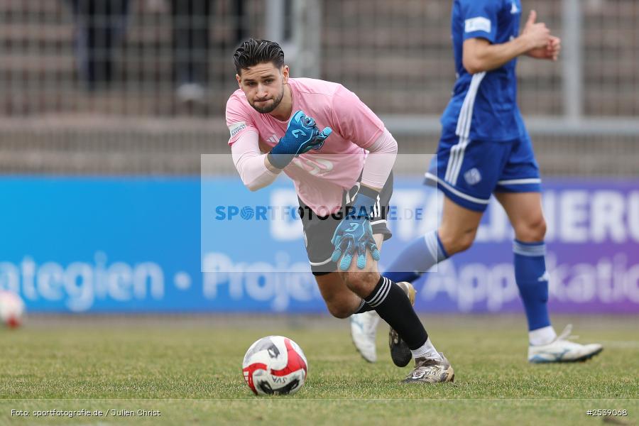 Stadion am Schönbusch, Aschaffenburg, 28.02.2026, sport, BFV, Fussball, 21. Spieltag, Regionalliga Bayern, TSV Schwaben Augsburg, SV Viktoria Aschaffenburg - Bild-ID: 2539068