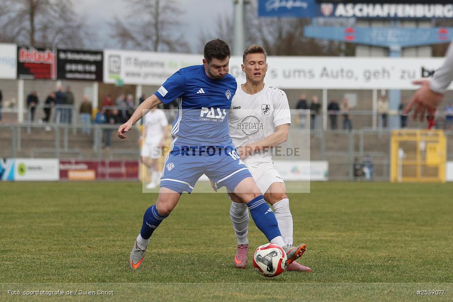 Stadion am Schönbusch, Aschaffenburg, 28.02.2026, sport, BFV, Fussball, 21. Spieltag, Regionalliga Bayern, TSV Schwaben Augsburg, SV Viktoria Aschaffenburg - Bild-ID: 2539077