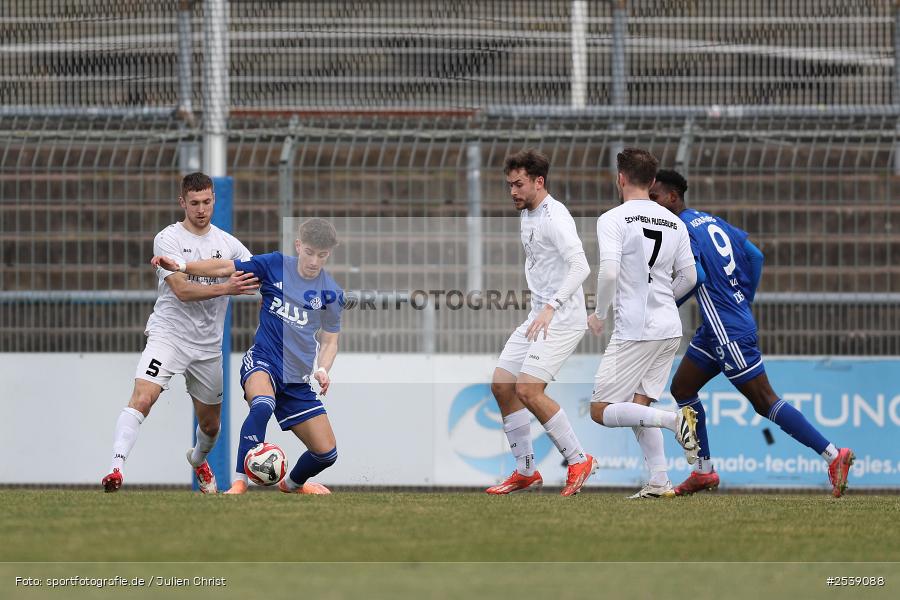 Stadion am Schönbusch, Aschaffenburg, 28.02.2026, sport, BFV, Fussball, 21. Spieltag, Regionalliga Bayern, TSV Schwaben Augsburg, SV Viktoria Aschaffenburg - Bild-ID: 2539088