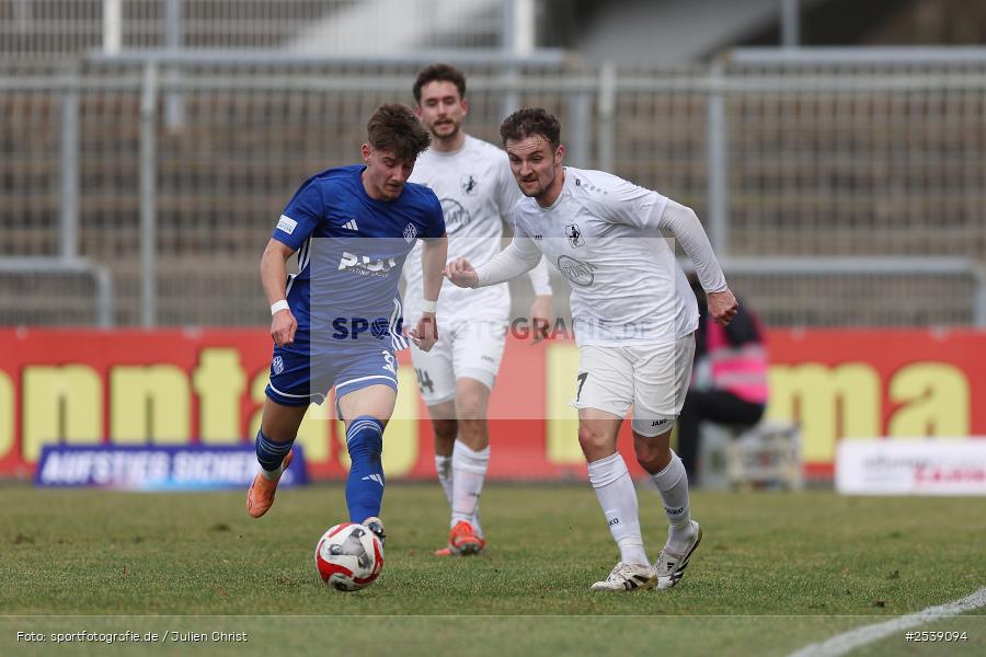 Stadion am Schönbusch, Aschaffenburg, 28.02.2026, sport, BFV, Fussball, 21. Spieltag, Regionalliga Bayern, TSV Schwaben Augsburg, SV Viktoria Aschaffenburg - Bild-ID: 2539094