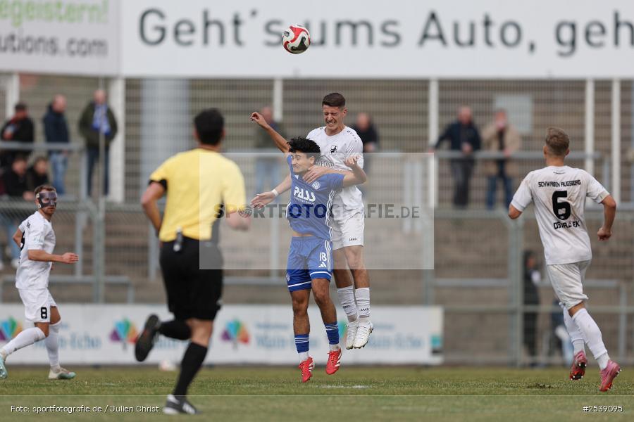Stadion am Schönbusch, Aschaffenburg, 28.02.2026, sport, BFV, Fussball, 21. Spieltag, Regionalliga Bayern, TSV Schwaben Augsburg, SV Viktoria Aschaffenburg - Bild-ID: 2539095
