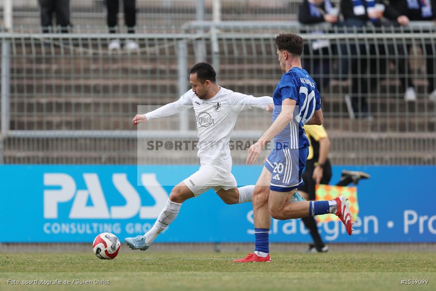 Stadion am Schönbusch, Aschaffenburg, 28.02.2026, sport, BFV, Fussball, 21. Spieltag, Regionalliga Bayern, TSV Schwaben Augsburg, SV Viktoria Aschaffenburg - Bild-ID: 2539099