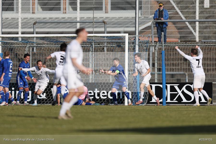 Stadion am Schönbusch, Aschaffenburg, 28.02.2026, sport, BFV, Fussball, 21. Spieltag, Regionalliga Bayern, TSV Schwaben Augsburg, SV Viktoria Aschaffenburg - Bild-ID: 2539103