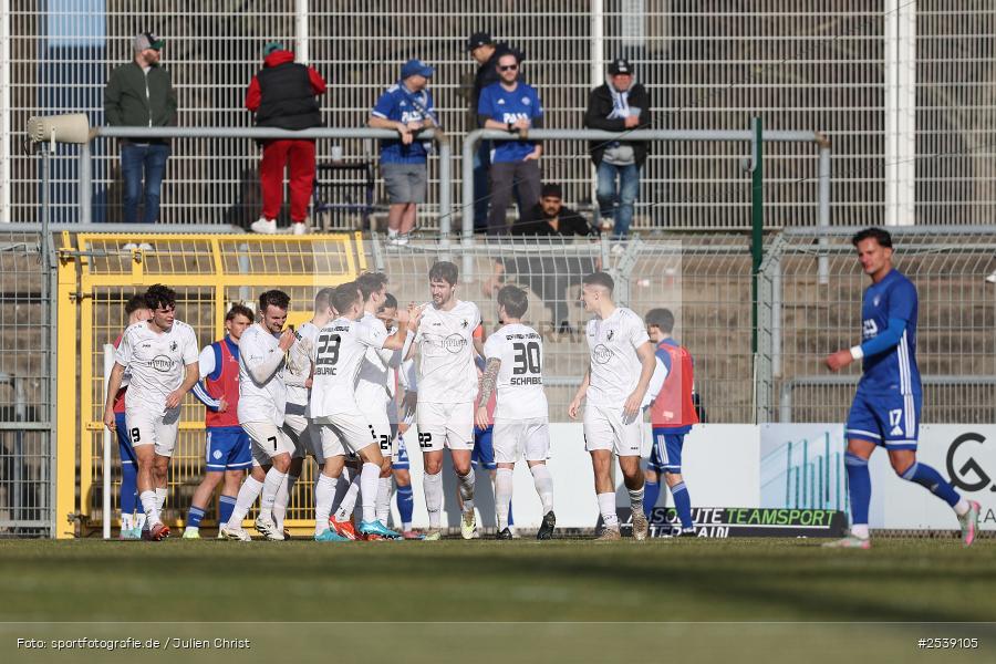 Stadion am Schönbusch, Aschaffenburg, 28.02.2026, sport, BFV, Fussball, 21. Spieltag, Regionalliga Bayern, TSV Schwaben Augsburg, SV Viktoria Aschaffenburg - Bild-ID: 2539105