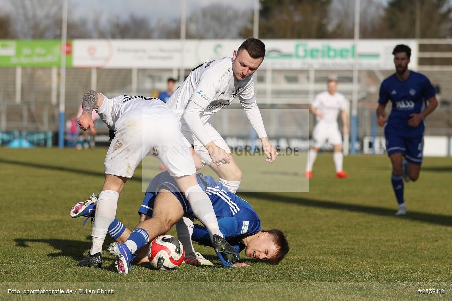 Stadion am Schönbusch, Aschaffenburg, 28.02.2026, sport, BFV, Fussball, 21. Spieltag, Regionalliga Bayern, TSV Schwaben Augsburg, SV Viktoria Aschaffenburg - Bild-ID: 2539112