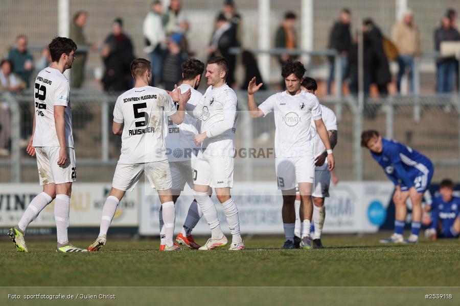 Stadion am Schönbusch, Aschaffenburg, 28.02.2026, sport, BFV, Fussball, 21. Spieltag, Regionalliga Bayern, TSV Schwaben Augsburg, SV Viktoria Aschaffenburg - Bild-ID: 2539118