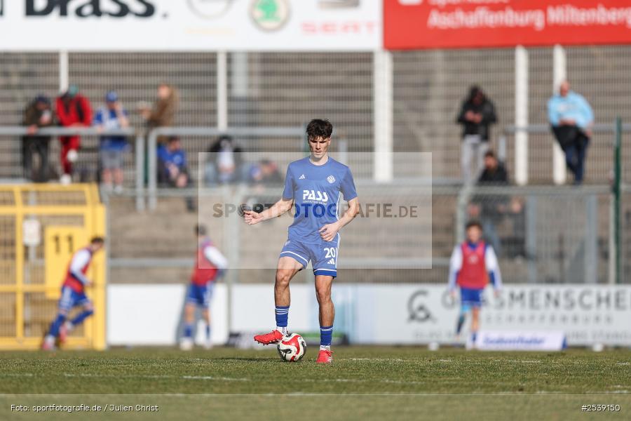 sport, TSV Schwaben Augsburg, Stadion am Schönbusch, SV Viktoria Aschaffenburg, Regionalliga Bayern, Fussball, BFV, Aschaffenburg, 28.02.2026, 21. Spieltag - Bild-ID: 2539150