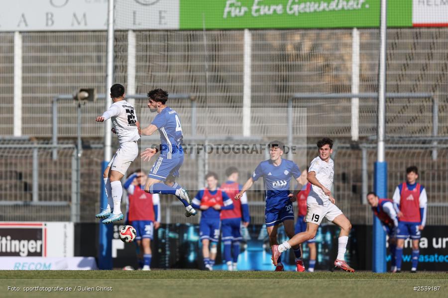 sport, TSV Schwaben Augsburg, Stadion am Schönbusch, SV Viktoria Aschaffenburg, Regionalliga Bayern, Fussball, BFV, Aschaffenburg, 28.02.2026, 21. Spieltag - Bild-ID: 2539187