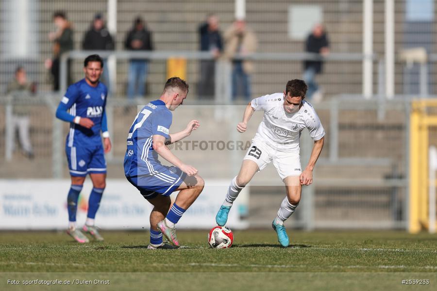 sport, TSV Schwaben Augsburg, Stadion am Schönbusch, SV Viktoria Aschaffenburg, Regionalliga Bayern, Fussball, BFV, Aschaffenburg, 28.02.2026, 21. Spieltag - Bild-ID: 2539233
