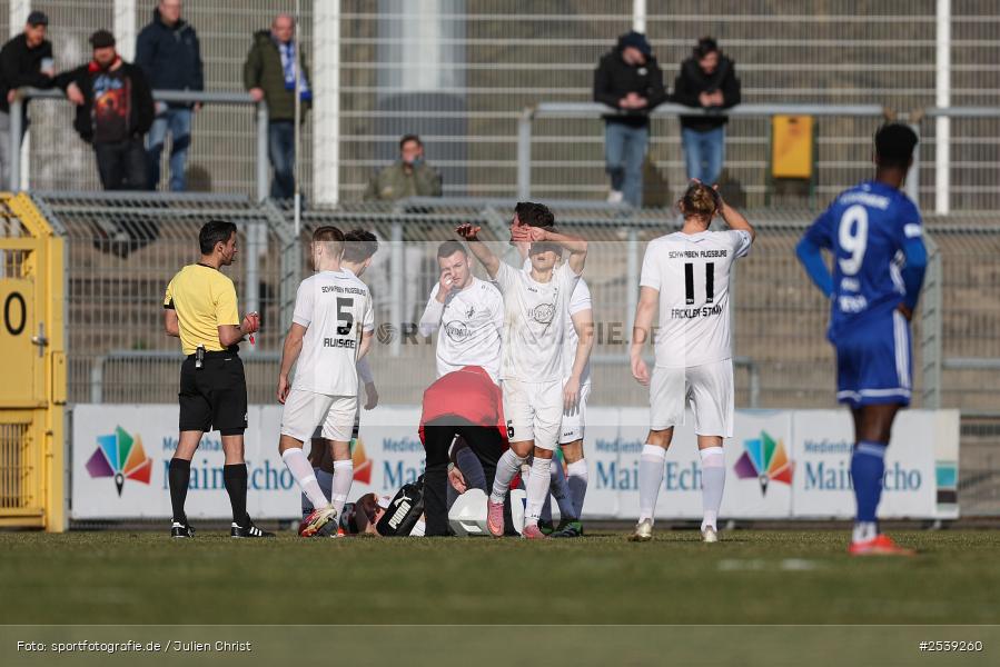 sport, TSV Schwaben Augsburg, Stadion am Schönbusch, SV Viktoria Aschaffenburg, Regionalliga Bayern, Fussball, BFV, Aschaffenburg, 28.02.2026, 21. Spieltag - Bild-ID: 2539260