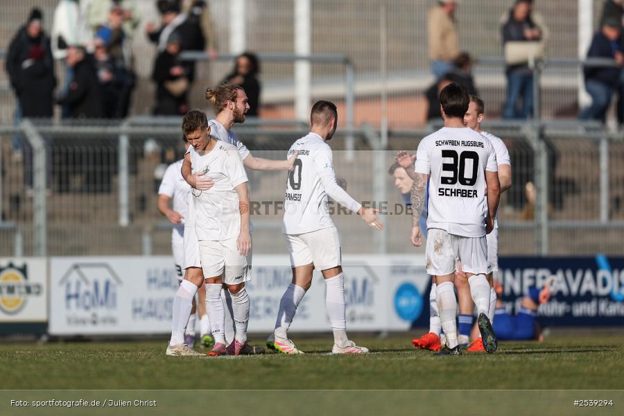 sport, TSV Schwaben Augsburg, Stadion am Schönbusch, SV Viktoria Aschaffenburg, Regionalliga Bayern, Fussball, BFV, Aschaffenburg, 28.02.2026, 21. Spieltag - Bild-ID: 2539294