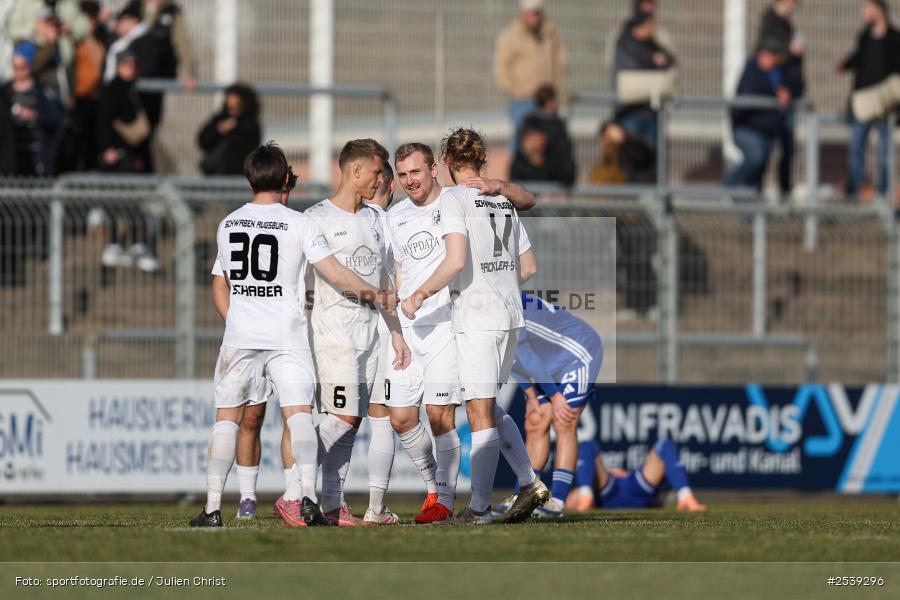sport, TSV Schwaben Augsburg, Stadion am Schönbusch, SV Viktoria Aschaffenburg, Regionalliga Bayern, Fussball, BFV, Aschaffenburg, 28.02.2026, 21. Spieltag - Bild-ID: 2539296
