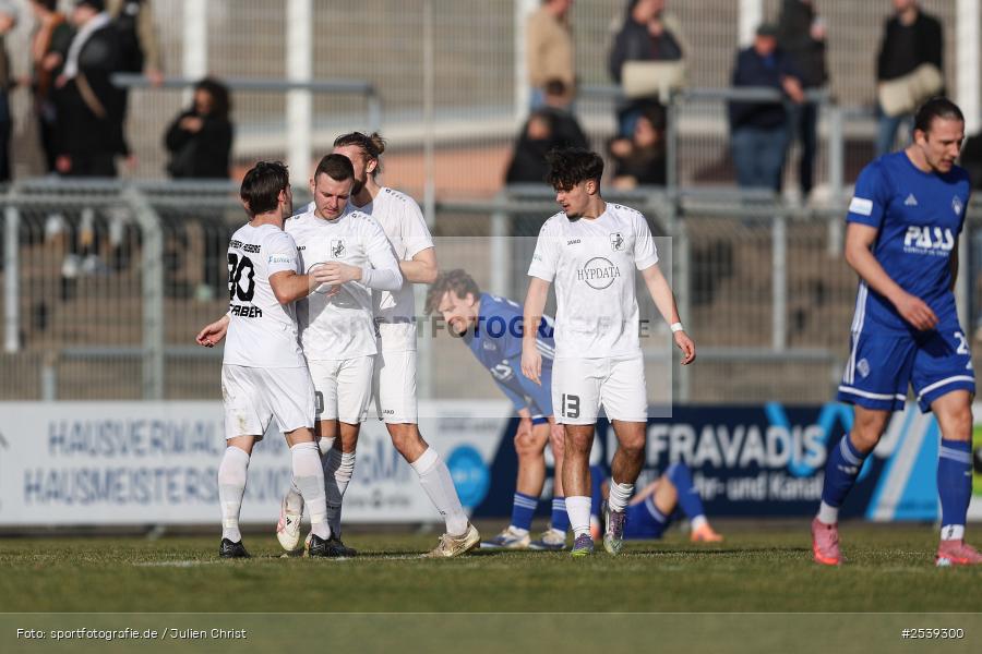 sport, TSV Schwaben Augsburg, Stadion am Schönbusch, SV Viktoria Aschaffenburg, Regionalliga Bayern, Fussball, BFV, Aschaffenburg, 28.02.2026, 21. Spieltag - Bild-ID: 2539300