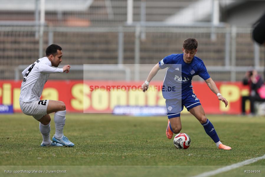 sport, TSV Schwaben Augsburg, Stadion am Schönbusch, SV Viktoria Aschaffenburg, Regionalliga Bayern, Fussball, BFV, Aschaffenburg, 28.02.2026, 21. Spieltag - Bild-ID: 2539314