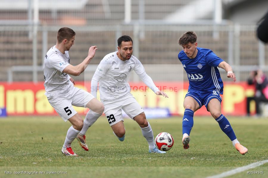 sport, TSV Schwaben Augsburg, Stadion am Schönbusch, SV Viktoria Aschaffenburg, Regionalliga Bayern, Fussball, BFV, Aschaffenburg, 28.02.2026, 21. Spieltag - Bild-ID: 2539315